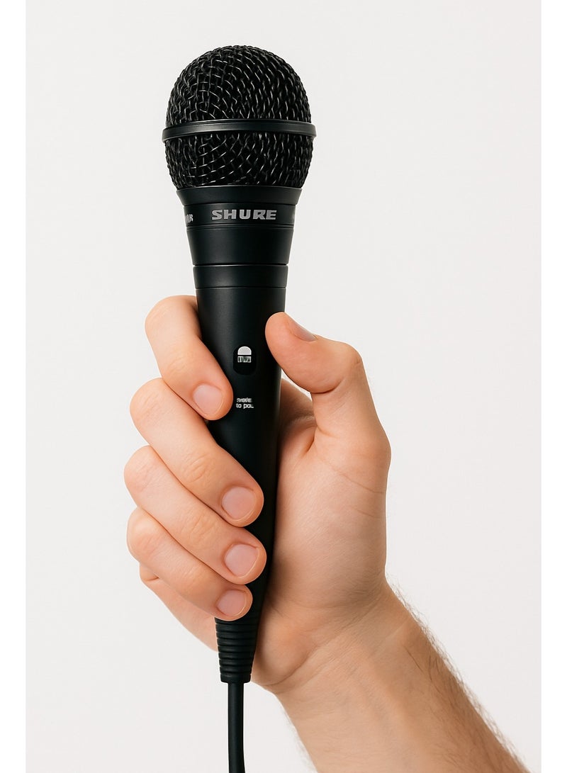Shure SM58 Dynamic Vocal Unidirectional Wired Microphone - Clear, Warm Sound - Ideal for Singers and Live Performances - Professional Recording - Professional Design - High Quality - Black  - Image 3