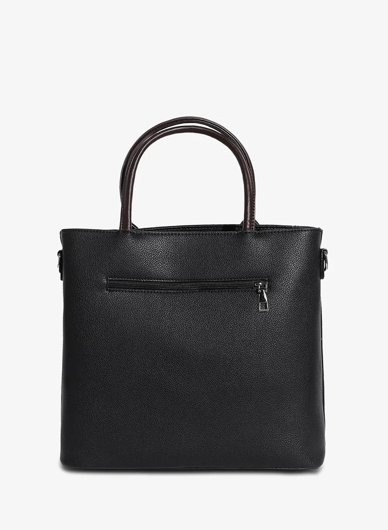 صوص هاوت حقيبة توت أساسية للاستخدام اليومي - أسود