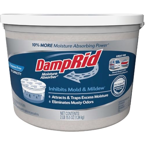 Wm Barr Damp Rid Fg50t 2 Lb Frangrance Free Hi-Capacity Moisture Absorbers - Image 1