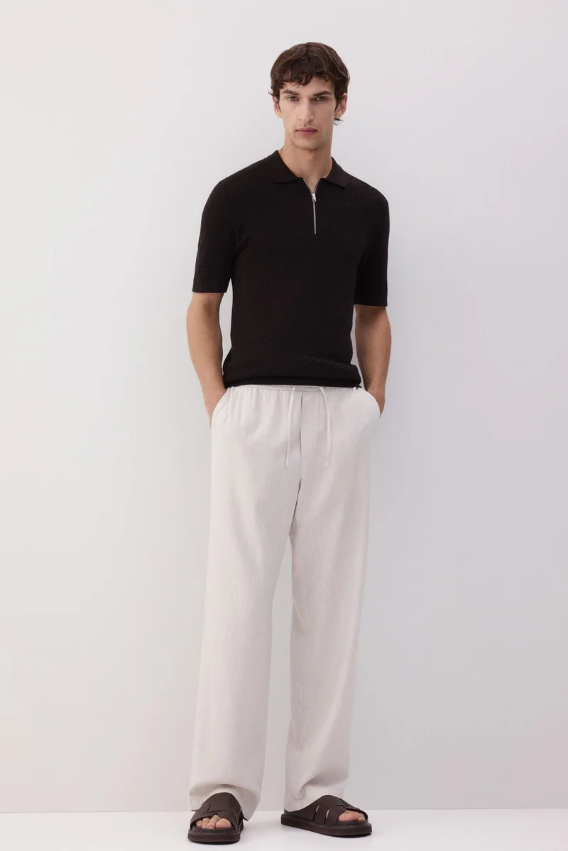 H&M Relaxed Fit Linen-blend trousers