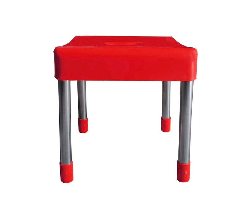 Go Hooked Go Hooked Multipurpose Strong Sandy Stool for Kitchen, Bathroom (Plastic & Steel, Made in India  - Image 1