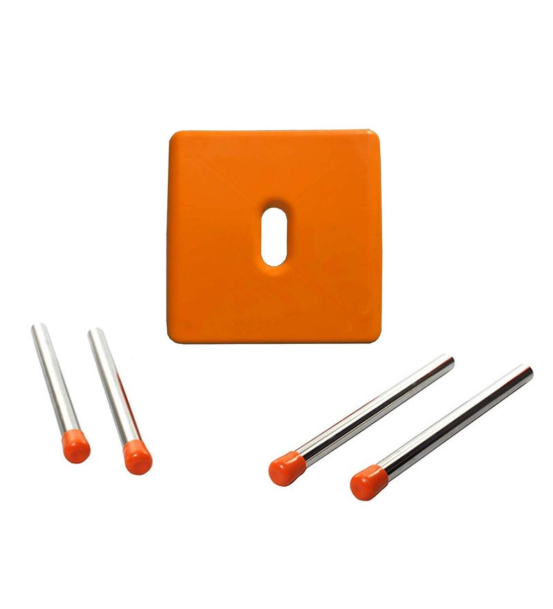 Go Hooked Go Hooked Multipurpose Strong Sandy Stool for Kitchen, Bathroom (Plastic & Steel, Made in India  - Image 4