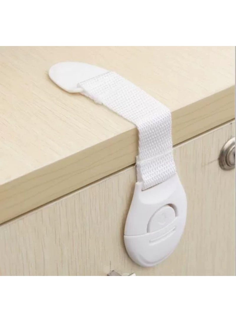 Multifunctional Child Drawer Lock Anti-Pinch Child Safety Lock Child Protection Slot Refrigerator Cabinet Door Lock (2 Pack) - Image 1