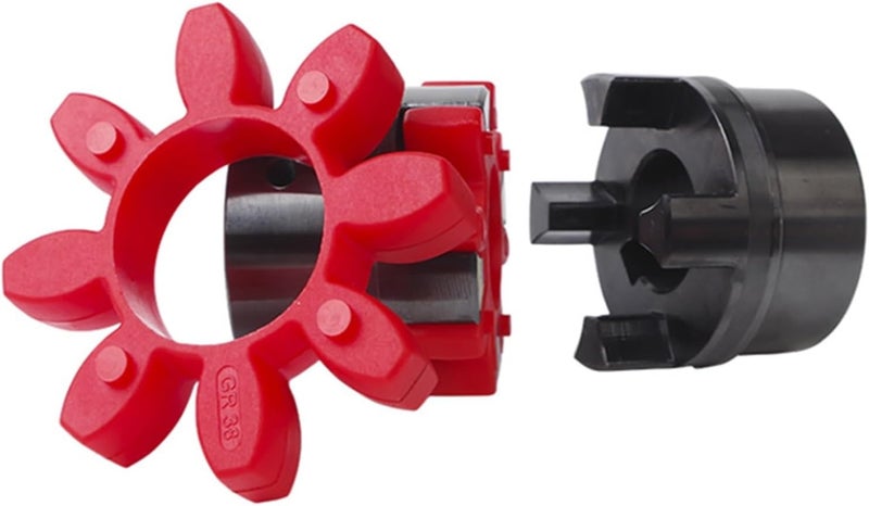 45 Steel High Torque Star Elasticity Coupling XL3 Plum Type Size 20 35mm - Image 1