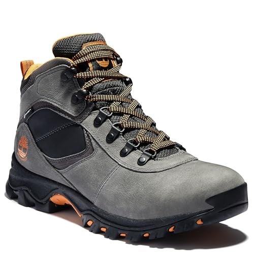 Timberland Men's Mt. Maddsen Anti-Fatigue Hiking Wateproof Leather Hiking Boot, Medium Grey Nubuck, 9 Wide - Image 4