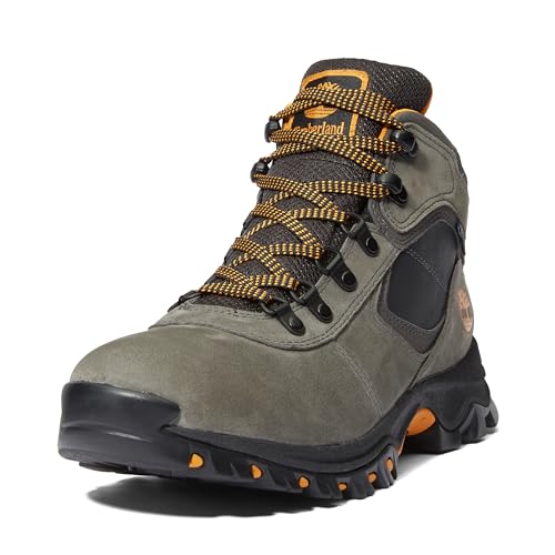 Timberland Men's Mt. Maddsen Anti-Fatigue Hiking Wateproof Leather Hiking Boot, Medium Grey Nubuck, 9 Wide - Image 1