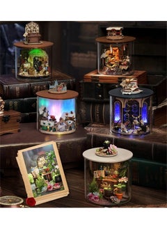 Flever Flever Dollhouse Miniature DIY House Kit Creative Room Dream Bottle Series with Furniture for Romantic Valentine's Gift (Magic Garden)  - Image 4