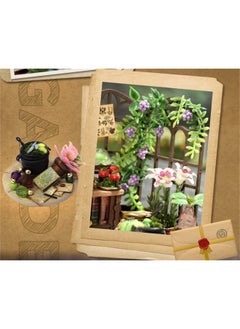 Flever Flever Dollhouse Miniature DIY House Kit Creative Room Dream Bottle Series with Furniture for Romantic Valentine's Gift (Magic Garden)  - Image 5