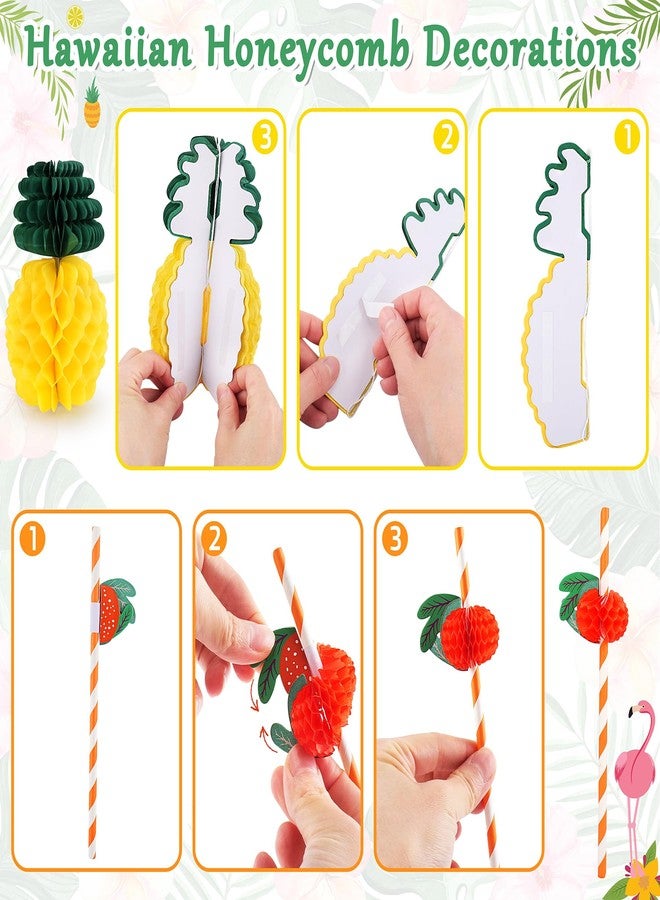 Fighting to Achieve 152PCS Hawaiian Luau Party Decoration, Tropical Beach Themed Party Supplies, Aloha Party Decorations, Hawaiian Leis for Summer Pool Party - Image 3