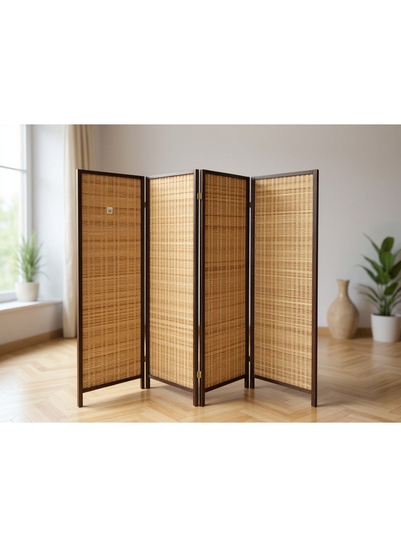 ليفينج مقسم غرف بارتيشن قابل لطي 4  الواح خشبي - Image 1