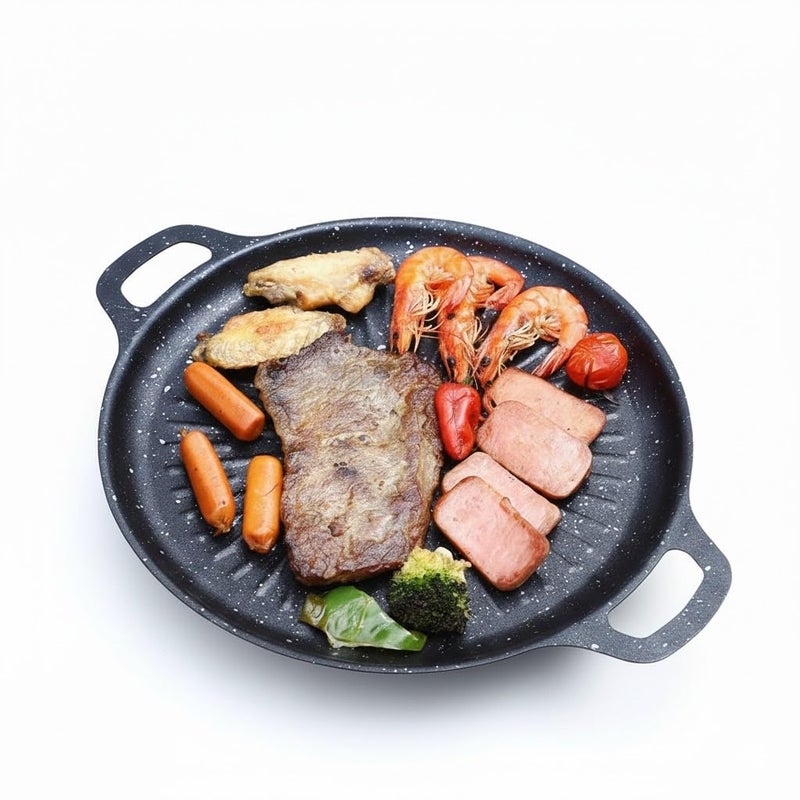 Multi-Use Grill – Grill and cook meat and vegetables in a healthy and fast way at home H (32cm) - Image 1