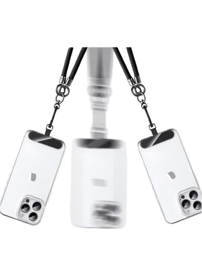 Stiger [Upgraded Thickened Reinforced] Phone Lanyard Keychain Crossbody Wearable Outdoor Durable Neck Strap Shoulder Cross Key Chain Strap [Zebra Black And White] 1.5 Meters - Image 3