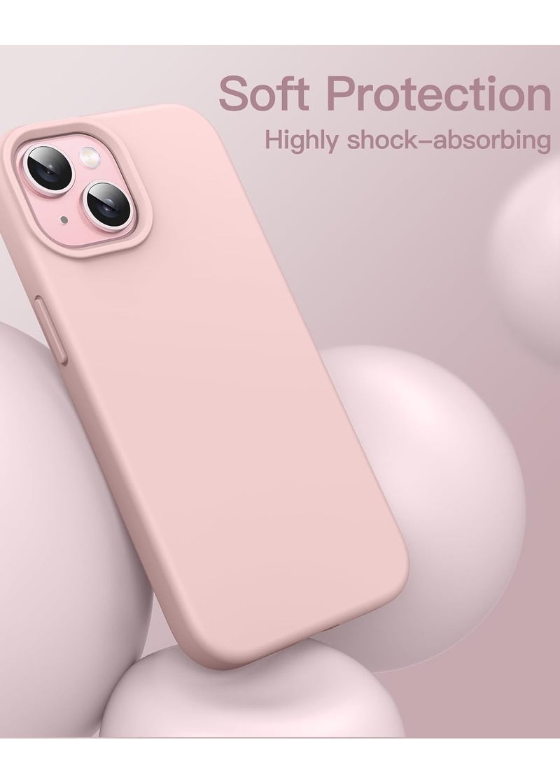 ACLIX Silicone Case Compatible with iPhone 15 6.1 Premium Silicone Full Body Protection pink - Image 2