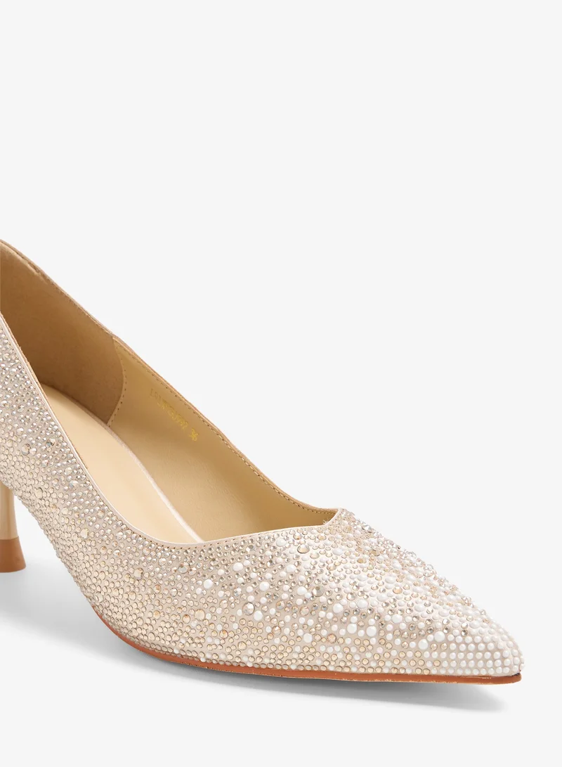 Lorianne  sanjana - Crystal  pumps for Women | Best Price UAE