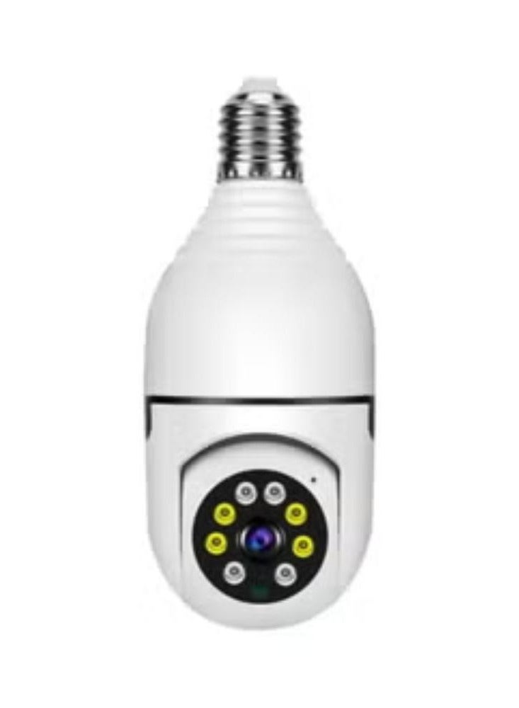 1080P Wireless Tovnet Wifi Pan/Tilt Light Bulb Security Camera, 360 Degrees 3.0MP Cam Home Surveillance CCTV Panoramic IP Camera, with Night Vision - Image 1