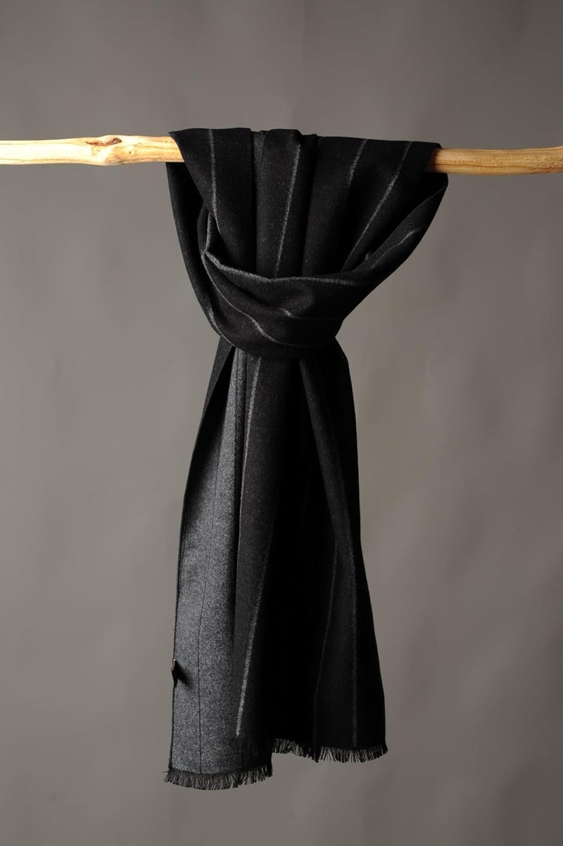 CUDDLE DREAMS Men's Silk Scarves for Winter, 100% Mulberry Silk Brushed, Luxuriously Soft & Warm, Decent Box Packed - Image 4