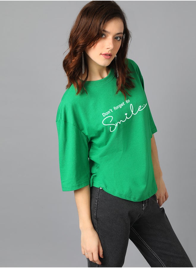 Kotty Slogan Print Short Sleeve Oversized T-Shirt  - Image 3