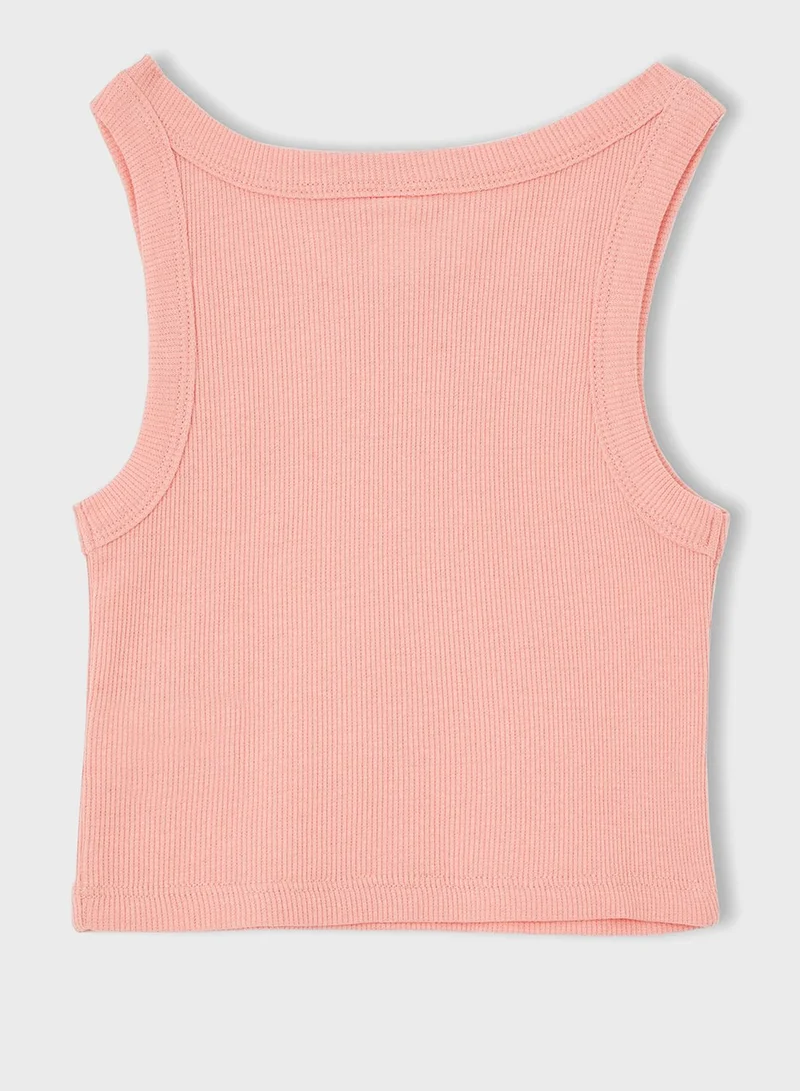 DeFacto Kids Essential Vest and Shorts Set