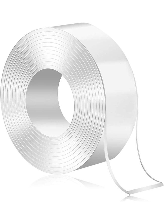 Reusable Double-Sided Mounting Tape - 5m, Transparent - Image 1