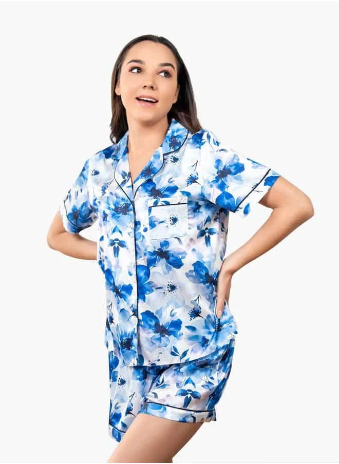 Aadaraya Ss Classic Short Pj Set For Female