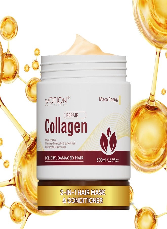 ووشن قناع الشعر WOTION Deep Repair Conditioning Argan Oil Collagen Hair Mask - Image 2