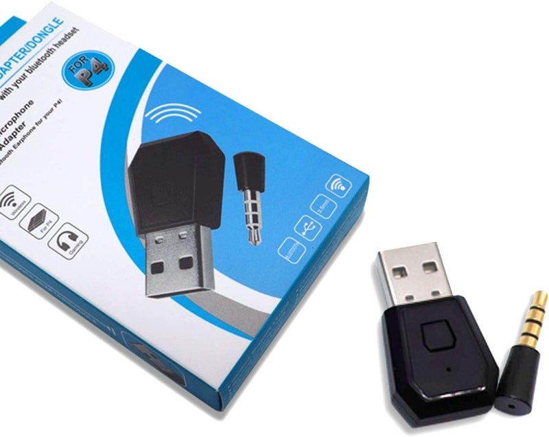 RALAN Bluetooth Dongle Adapter for PS4, Wireless Mini Microphone USB 4.0 Audio Adapter Receiver Compatible with PS4 PlayStation Support A2DP HFP HSP - Image 4