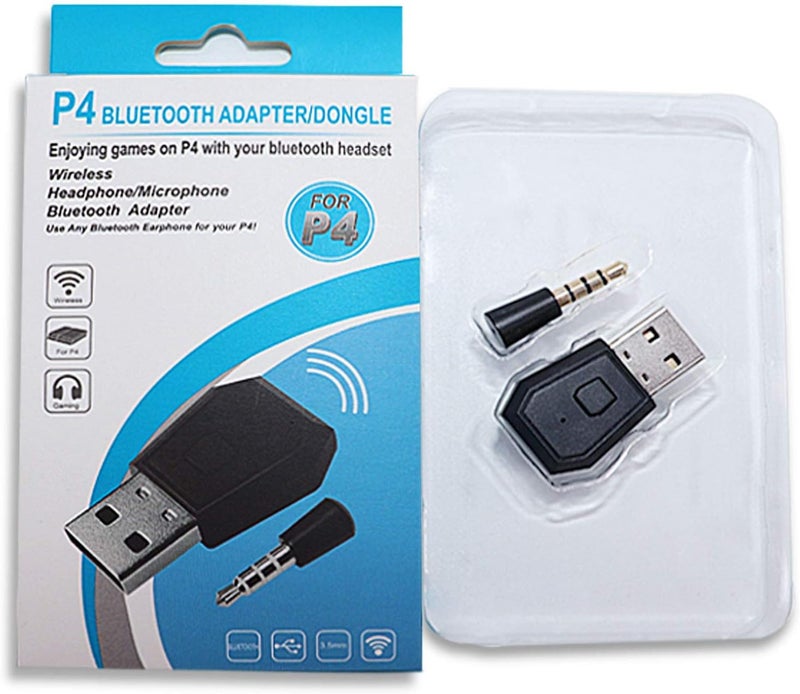 RALAN Bluetooth Dongle Adapter for PS4, Wireless Mini Microphone USB 4.0 Audio Adapter Receiver Compatible with PS4 PlayStation Support A2DP HFP HSP - Image 3