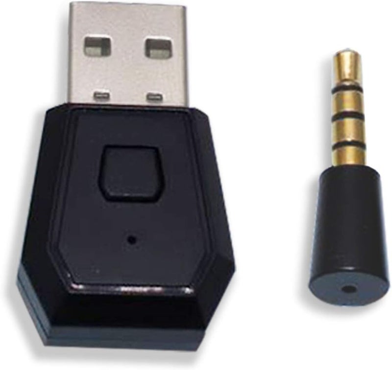 RALAN Bluetooth Dongle Adapter for PS4, Wireless Mini Microphone USB 4.0 Audio Adapter Receiver Compatible with PS4 PlayStation Support A2DP HFP HSP - Image 2