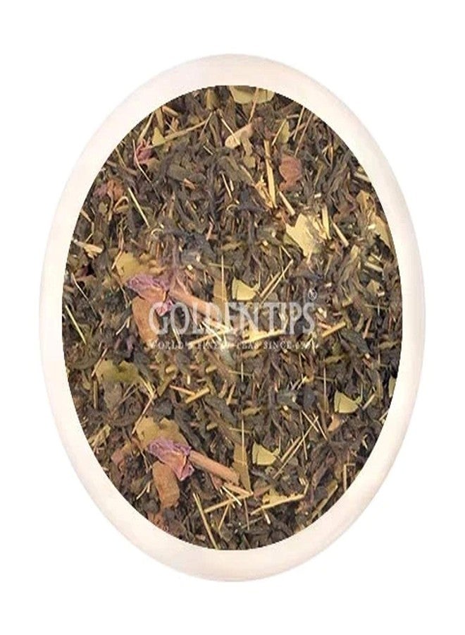 Golden Tips Rose Herb Green Tea Brocade Bag, 200 g - Image 3