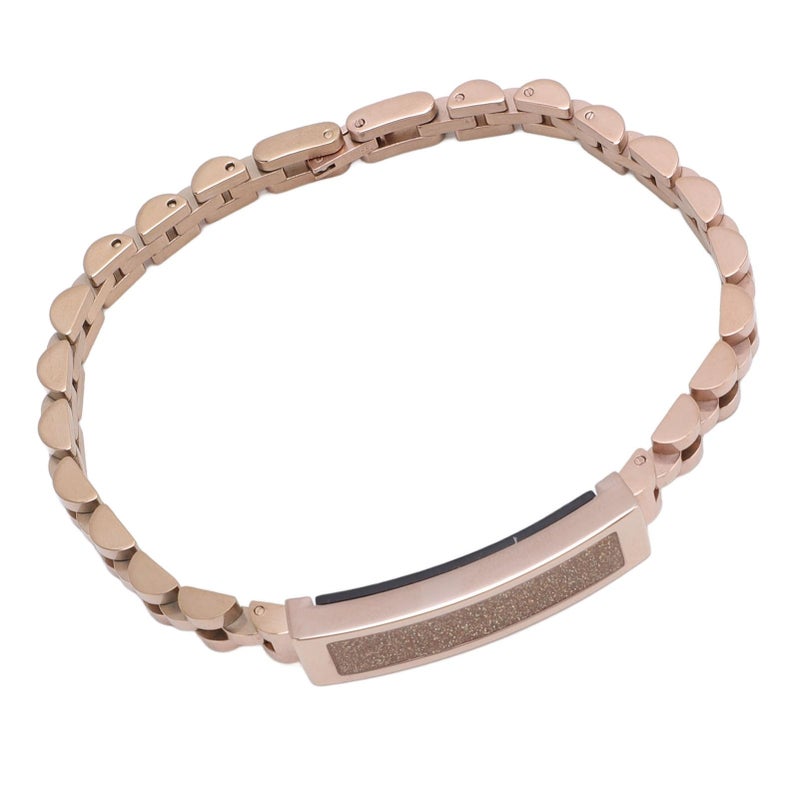 Gold Smart Health Bracelet Fitness Tracker With Step Counter Sleep Tracking Remote Photo Control - Image 2
