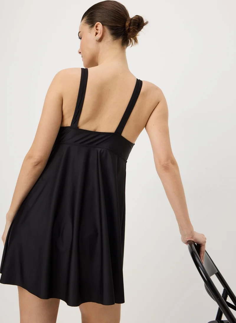 Matalan Black Shapewear Swim Dress