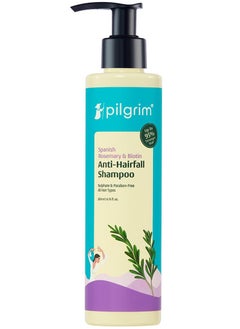 PILGRIM Pilgrim Spanish Rosemary and Biotin Anti Hairfall Shampoo for Reducing Hair Loss and Breakage Upto 95% stronger hairs Suitable for all hair types For Men and Women 200ml  - Image 1