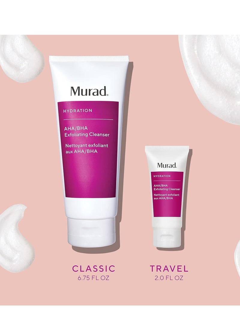 Murad Murad AHA/BHA Exfoliating Cleanser - Hydration Exfoliating & Moisturizing Salicylic, Lactic and Glycolic Acid Face Wash - Creamy Skin Smoothing Treatment Backed by Science  - Image 2