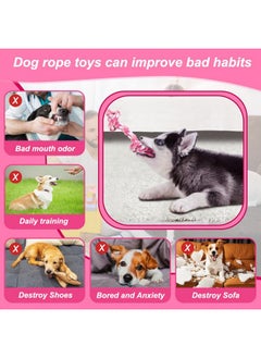 Dog Rope Toys, Durable Braided Cotton Pet Chew Rope Toys For Dog Cat Puppy Teeth Cleaning - pzsku/Z283A5DEE73FC52F1C045Z/45/_/1728308385/e8a706da-1d3f-4430-8a35-5c7f4caab7bc