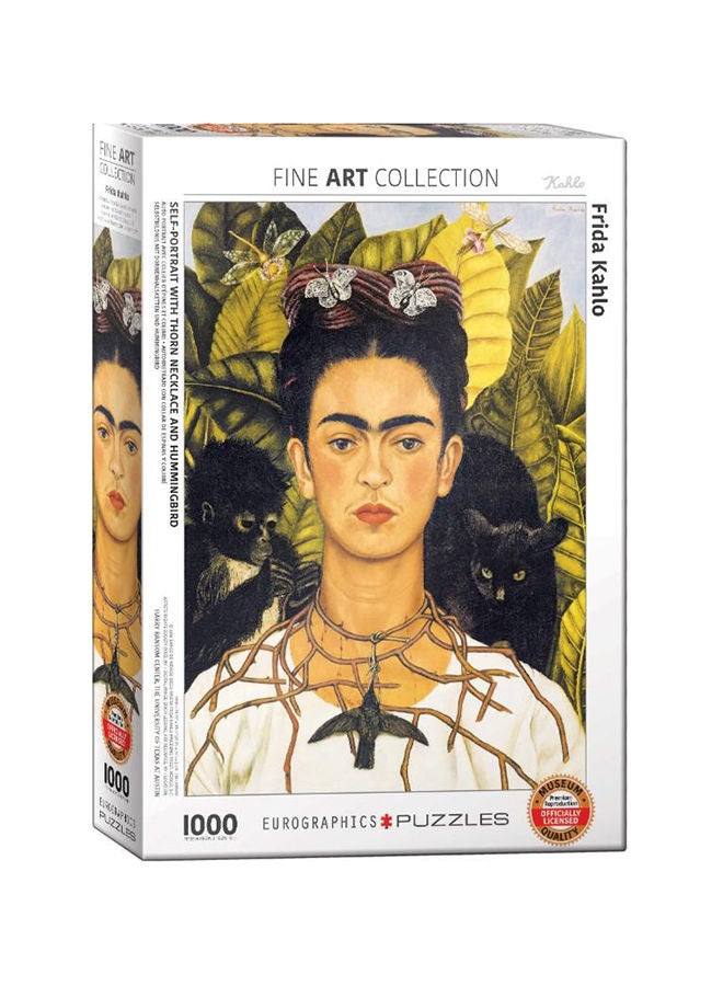 1000- Piece Jigsaw Puzzle: Self-Portrait By Frida Kahlo
