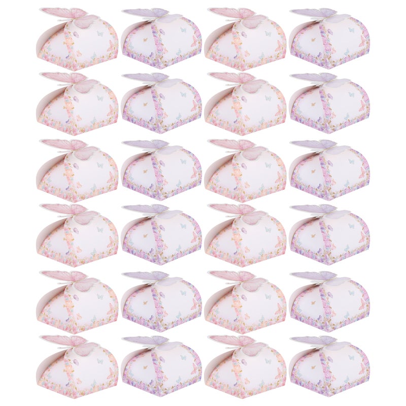 48pcs Party Favor Boxes: Butterfly-Themed Paper Candy Boxes For Birthday Parties Weddings And Festivals - Favor Case For Chocolates Treats And Sweets - Image 3