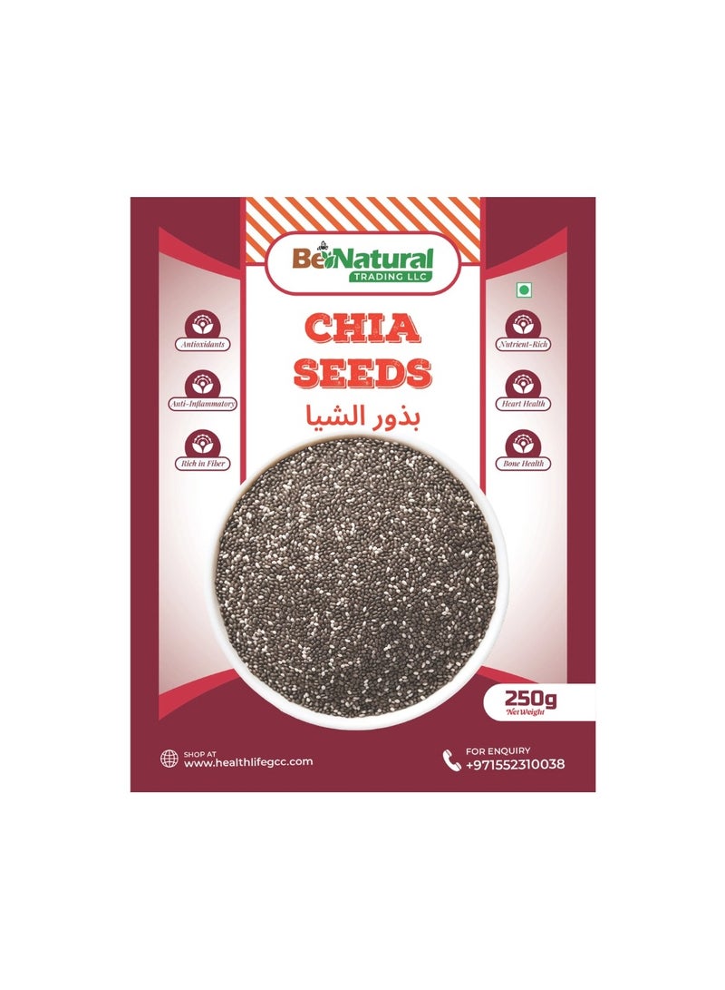 BeNatural Be Natural Chia Seeds 250g - Image 1