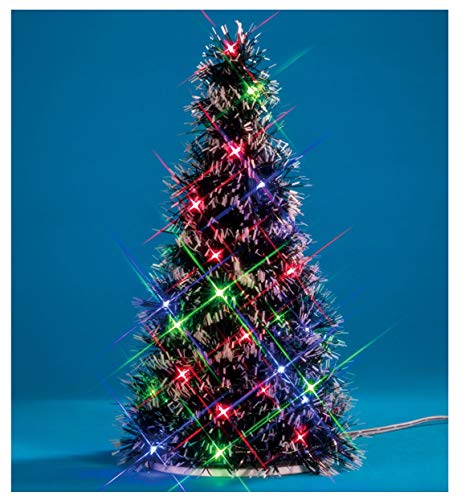 Lemax 94522 Multi Light Fir Tree Colorful Decorated Lights Up Miniature Tree Xmas DecorGiftCollectible Electronic Accesosory OnOff Switch Excludes AA Size 15V Batteries 1063x630x630