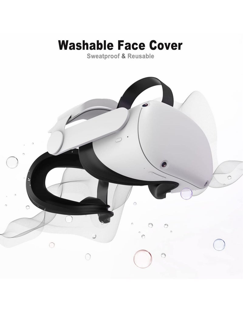 For Quest 2 Replacement Face Pad Cushion Face Cover Bracket Protective Mat Eye Pad For Oculus VR Accessories - Image 2