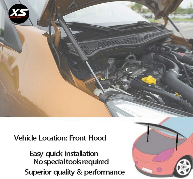 TSUBASA Lift Supports for Mazda 6 Atenza 2012-2020 Front Bonnet Hood Carbon Fiber Gas Charged Shock Dampers (2 PCS) - Red - Image 3