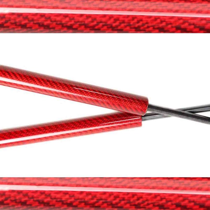 TSUBASA Lift Supports for Mazda 6 Atenza 2012-2020 Front Bonnet Hood Carbon Fiber Gas Charged Shock Dampers (2 PCS) - Red - Image 4