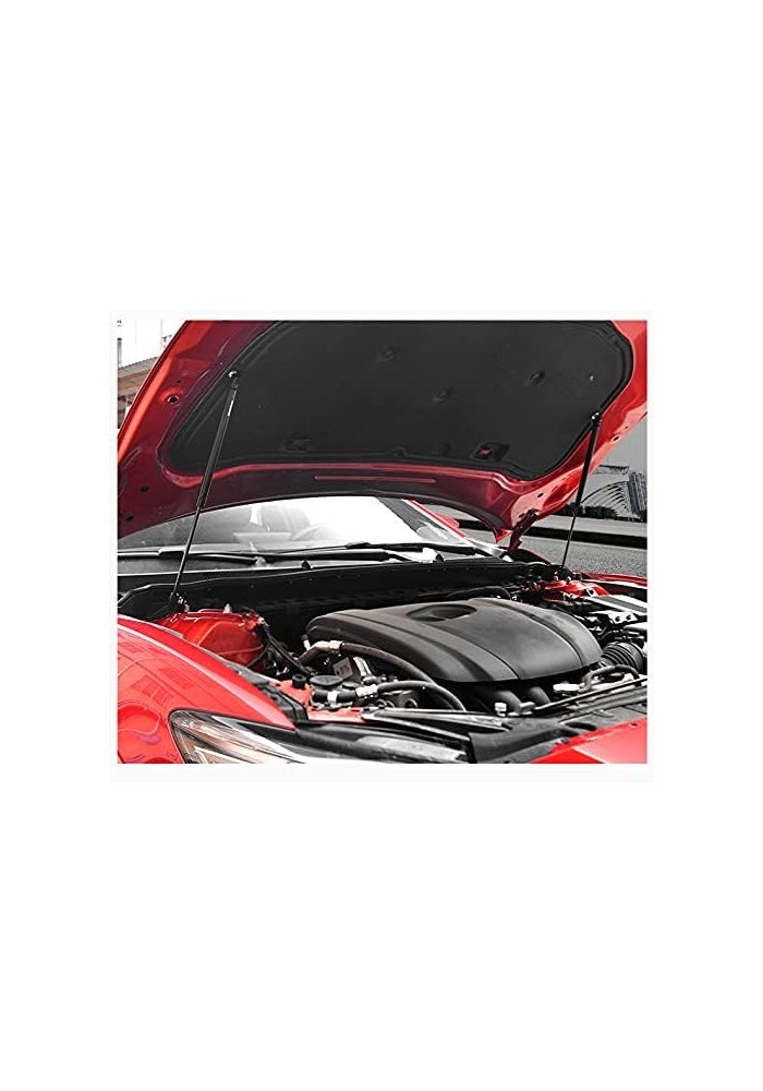 TSUBASA Lift Supports for Mazda 6 Atenza 2012-2020 Front Bonnet Hood Carbon Fiber Gas Charged Shock Dampers (2 PCS) - Red - Image 2