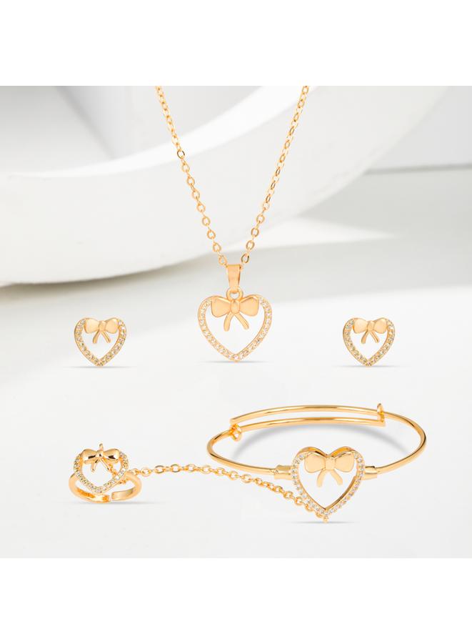 طقم اطفال قلب الفيونكة - Image 1