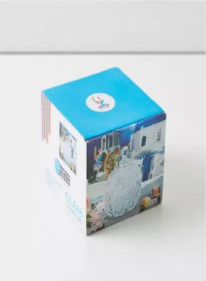 هوم بوكس وعاء حلوى بتصميم كريستالي مزود بغطاء شفاف 10.5سم - Image 5