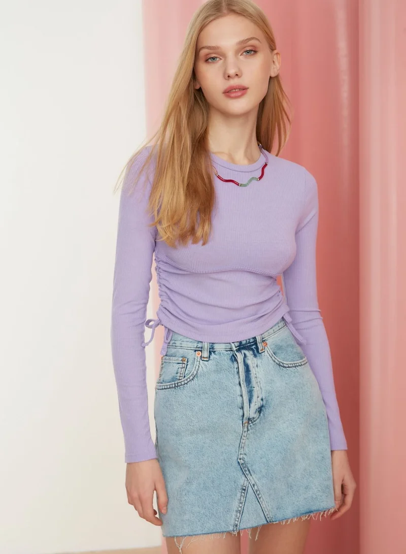 trendyol Knitted Crop Top