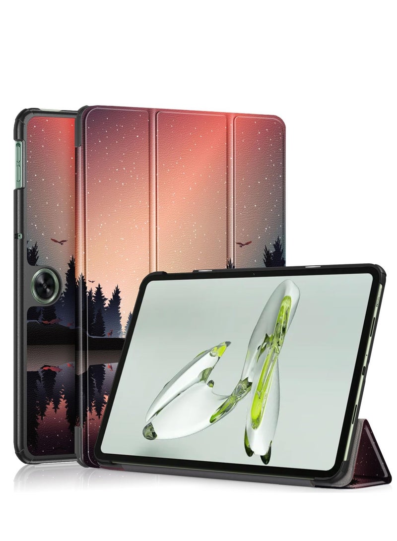 Case for OnePlus Pad Go 2023 11.4'' Folding Folio Ultra-Thin PU Leather Stand Case Cover for OnePlus Pad Go/Oppo Pad Air2 11.4 Inch (Dusk) - Image 1