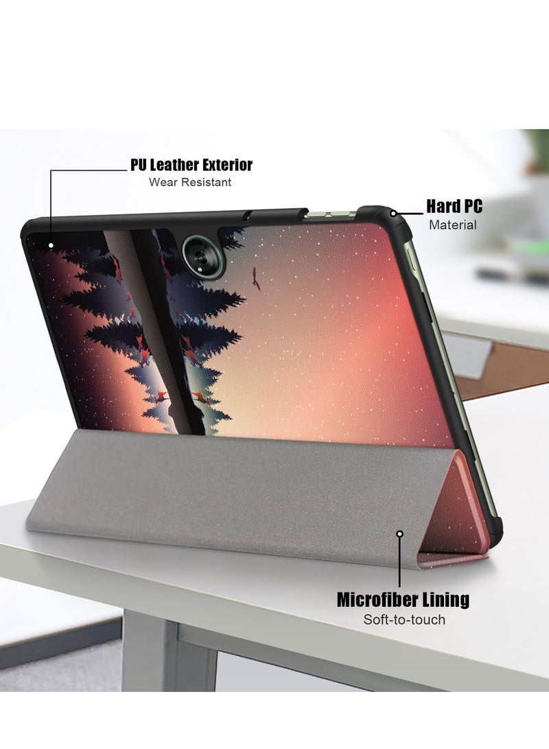 Case for OnePlus Pad Go 2023 11.4'' Folding Folio Ultra-Thin PU Leather Stand Case Cover for OnePlus Pad Go/Oppo Pad Air2 11.4 Inch (Dusk) - Image 3
