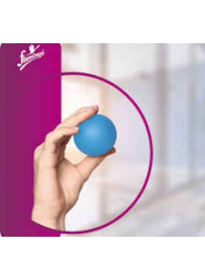 كرة تمارين جل لليد، لتقوية عضلات القبضة، وتخفيف التوتر، والتهاب المفاصل، والأصابع، والمعصم، ومتلازمة النفق الرسغي، وتخفيف الألم | اللون: أزرق صلب | المقاس: عالمي