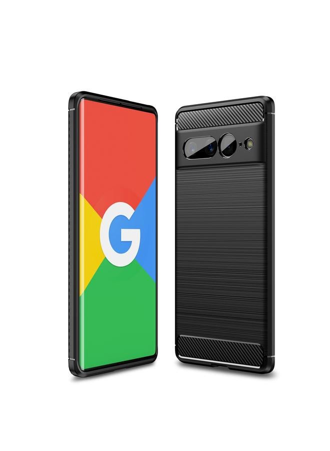 جرين تايجر جراب لهاتف Google Pixel 7 Pro 5G مصنوع من ألياف الكربون TPU بملمس ناعم - Image 1