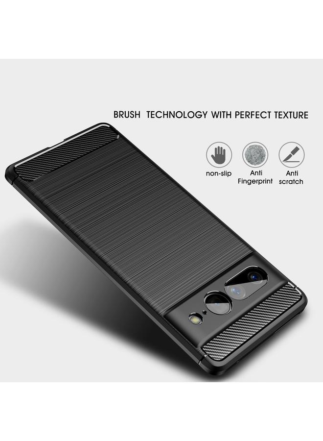 جرين تايجر جراب لهاتف Google Pixel 7 Pro 5G مصنوع من ألياف الكربون TPU بملمس ناعم - Image 3
